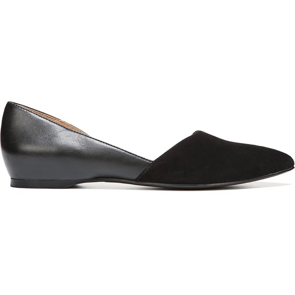 Naturalized suede black flat 7.5 m & 8 narrow - Picture 4 of 8